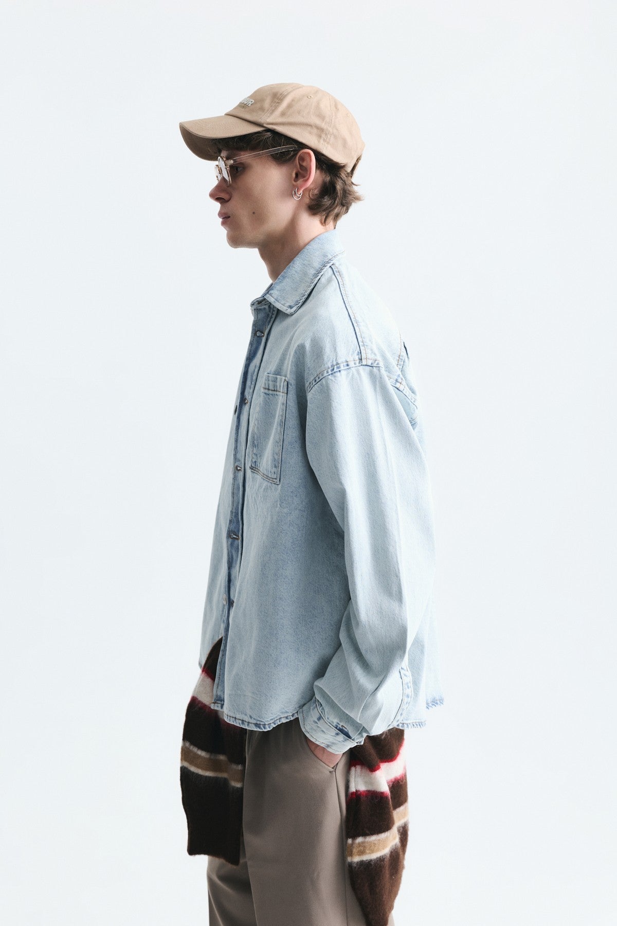 Oversize Denim Gömlek