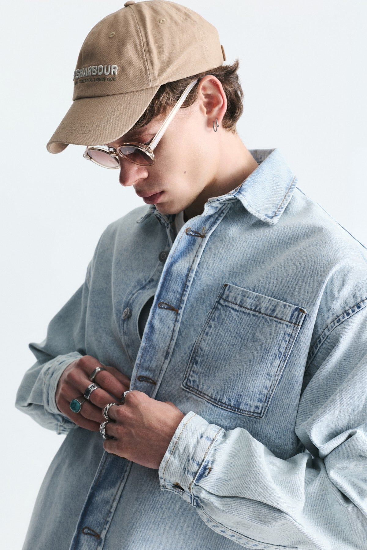 Oversize Denim Gömlek