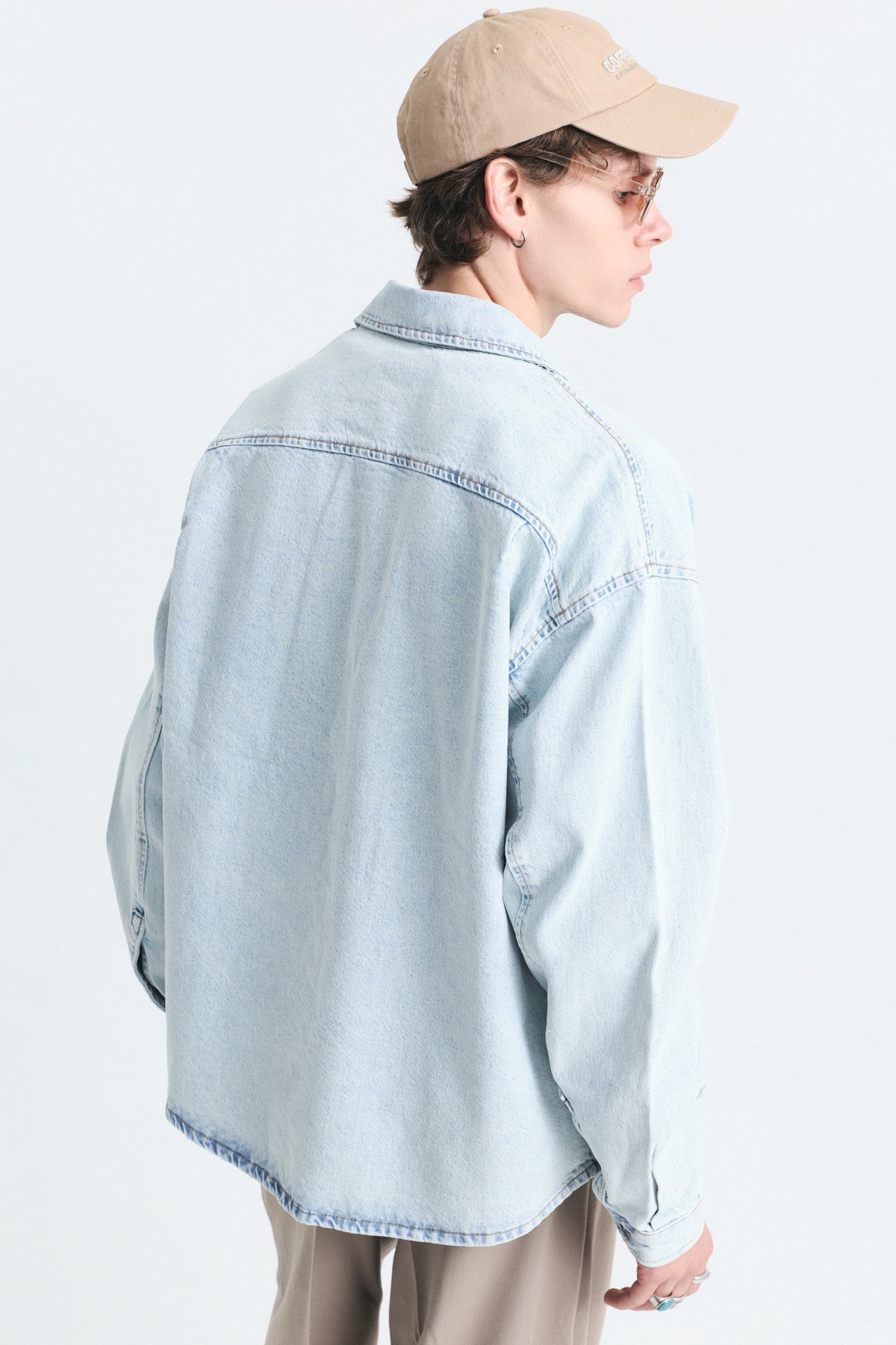 Oversize Denim Gömlek