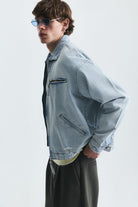 Oversize Fermuar Kapama Kot Mont