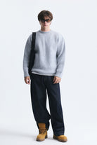 Oversize Fitilli Triko Kazak