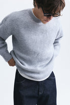 Oversize Fitilli Triko Kazak