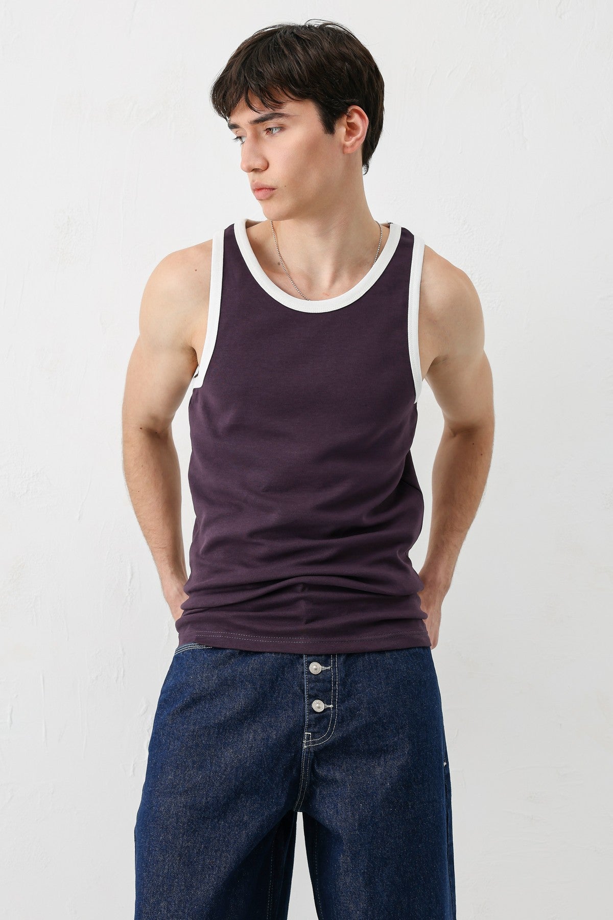 Oversize Askılı Tişört