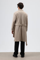 Oversize Kruvaze Kaşe Kaban