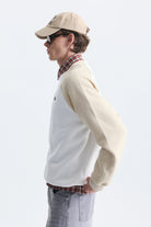 Oversize Renk Bloklu Sweatshirt