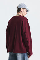 Oversize Yazılı Sweatshirt