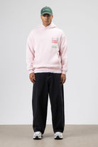 Oversize Yıkamalı Baskılı Kapüşonlu Sweatshirt