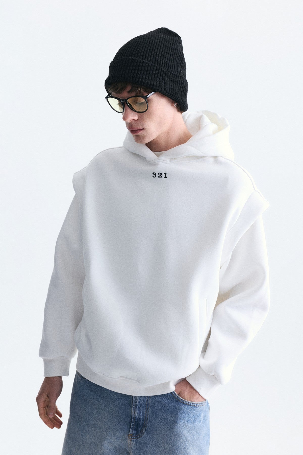 Oversize Yıkamalı Sweatshirt