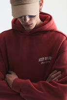 Oversize Yıkamalı Kapüşonlu Sweatshirt