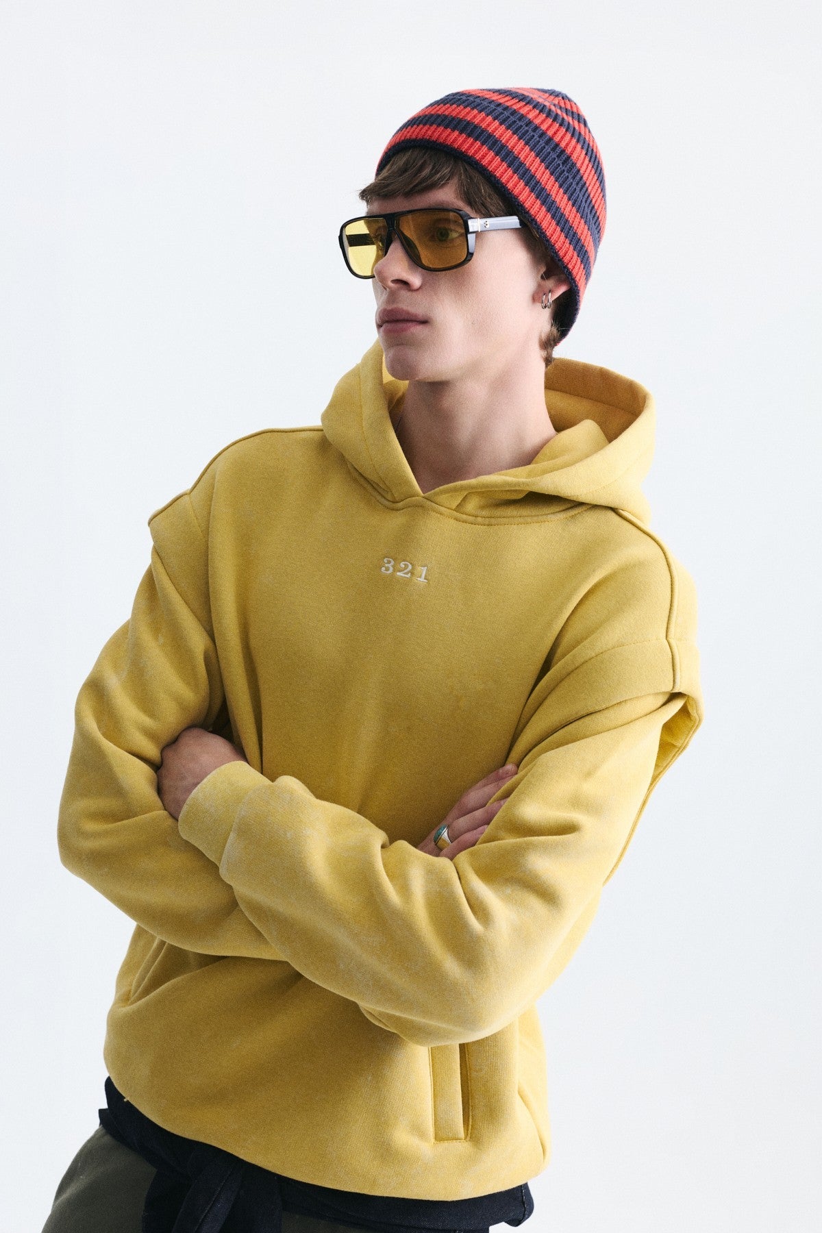 Oversize Yıkamalı Sweatshirt