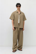 Relaxed Fit Oversize Gömlekli Pantolon Takım