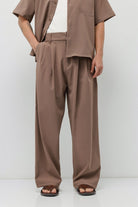 Relaxed Fit Oversize Gömlekli Pantolon Takım