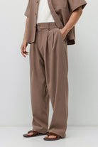 Relaxed Fit Oversize Gömlekli Pantolon Takım
