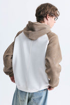 Renk Bloklu Kapüşonlu Sweatshirt