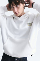 Oversize Sırt Baskılı Sweatshirt