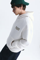 Oversize Sırt Baskılı Sweatshirt