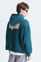 Oversize Sırt Baskılı Sweatshirt