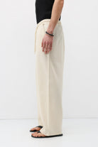 Super Baggy Fit Keten Pantolon