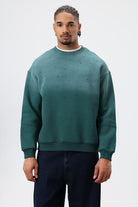Yıkamalı Taş Detaylı Oversize Sweatshirt
