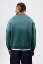 Yıkamalı Taş Detaylı Oversize Sweatshirt