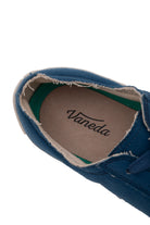 Vaneda-1383 V Barefoot Comfort Keten Erkek Ayakkabı İndigo Mavi-Sneakers-4-Milagron.com