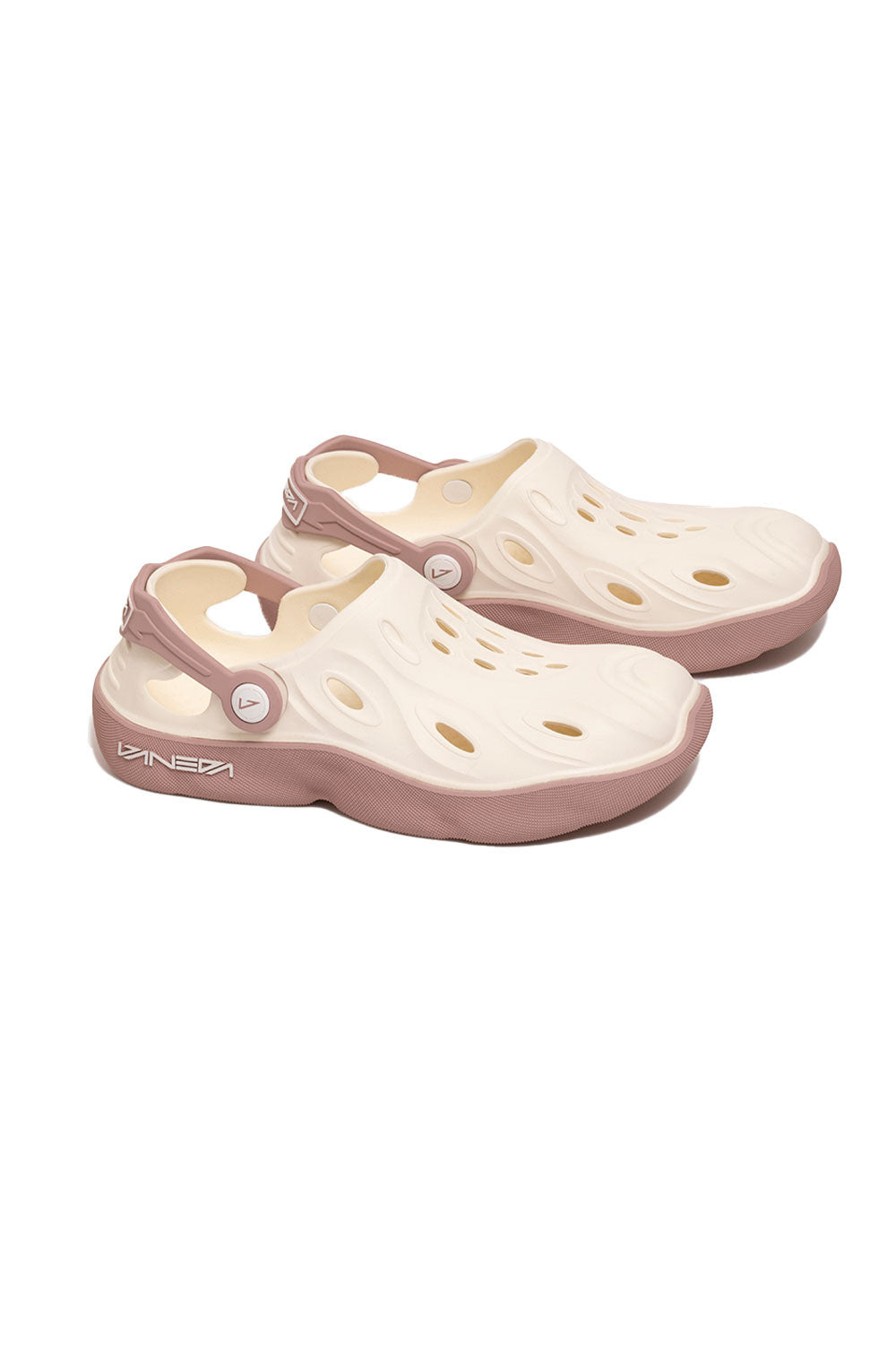 Vaneda-5517 Vaneda Pro Hybrid Sandalet Kadın Terlik Fildişi-Sandalet & Terlik-4-Milagron.com