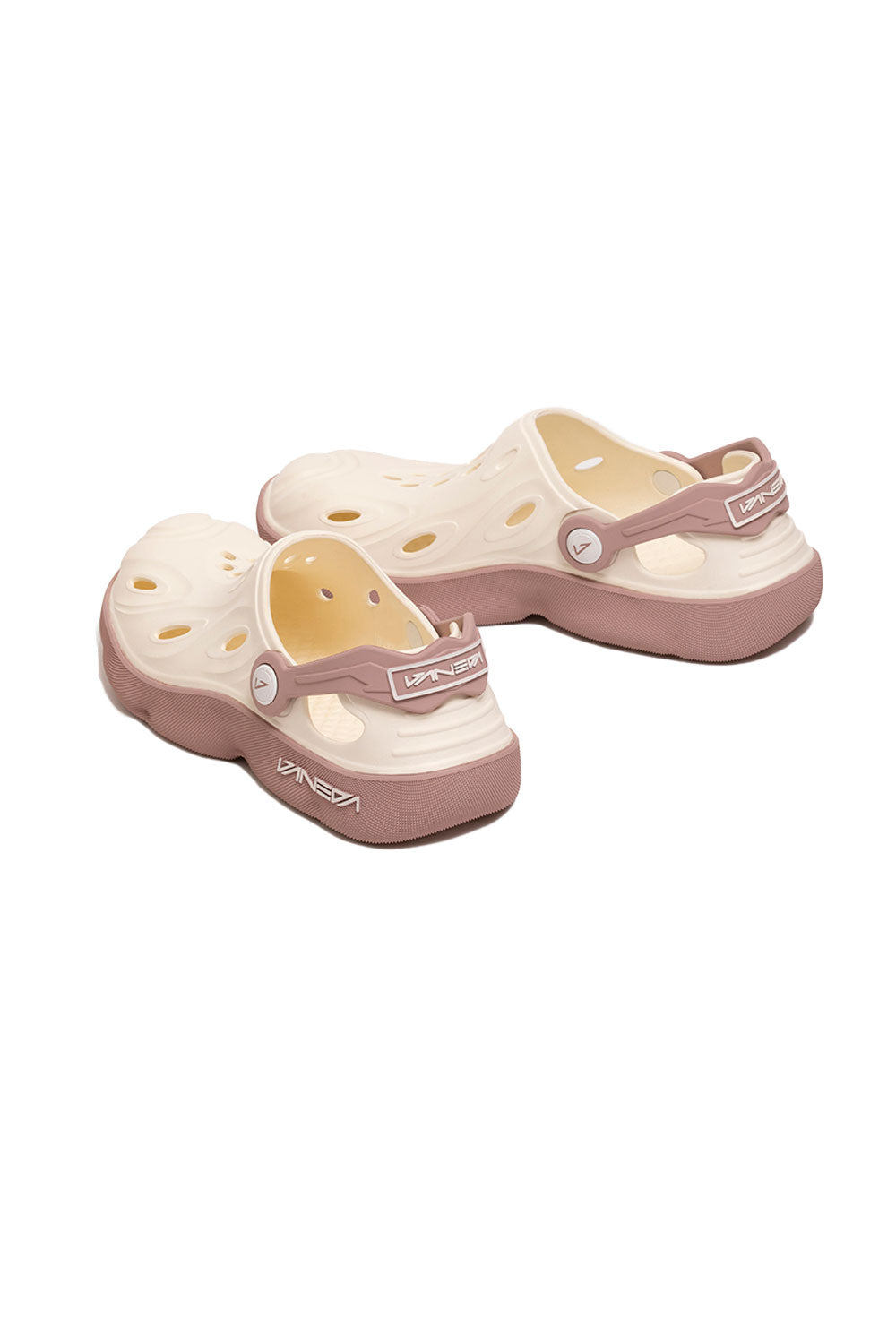 Vaneda-5517 Vaneda Pro Hybrid Sandalet Kadın Terlik Fildişi-Sandalet & Terlik-5-Milagron.com