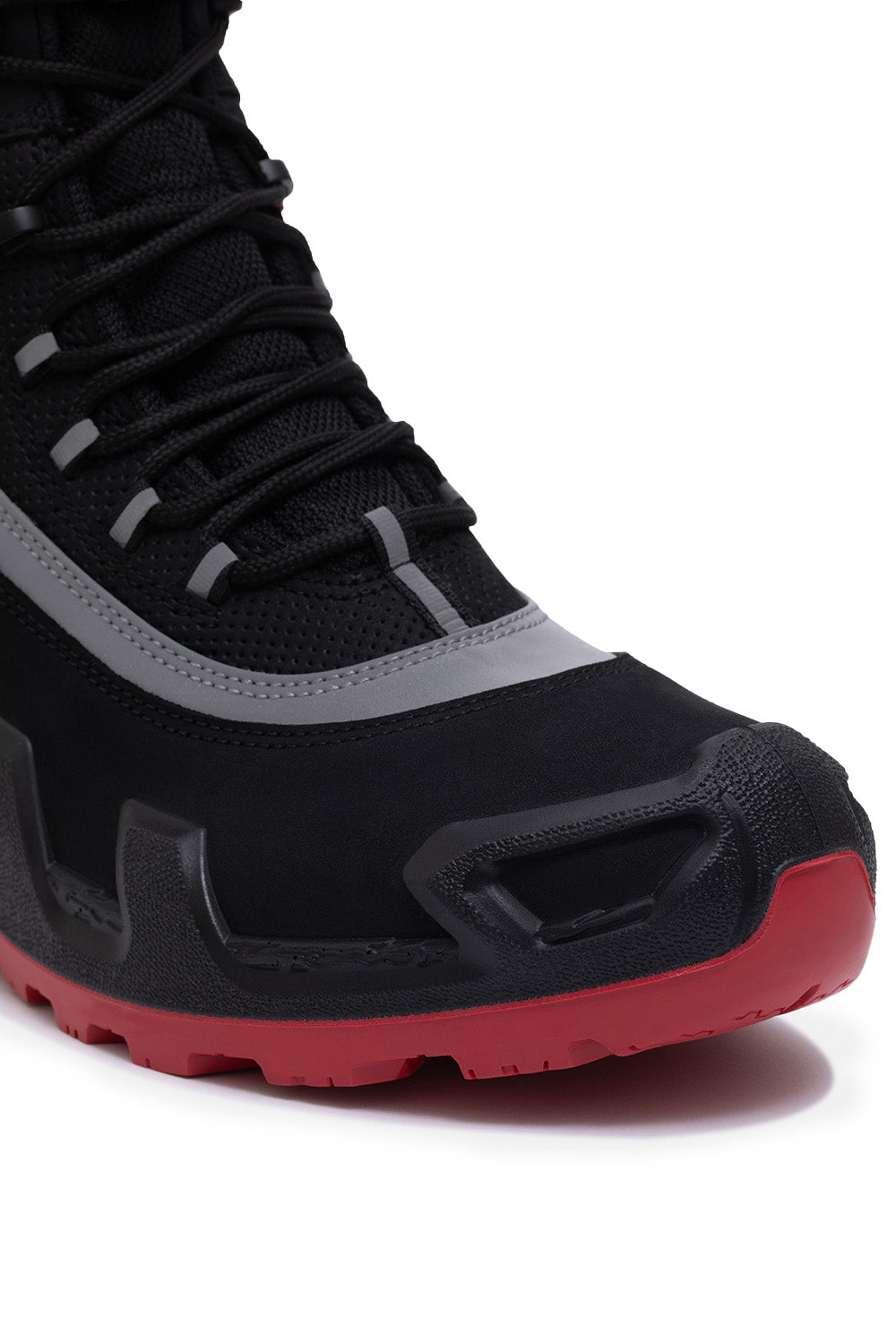 998 V Clutch Pro Next Nubuk Kadın Bot Siyah/Kırmızı - 6