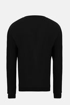 Vaneda-Bisiklet Yaka Regular Fit Next Unisex Sweatshirt Siyah-2-Milagron.com