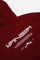 Vaneda-Kapüşonlu Regular Fit Next Unisex Sweatshirt Bordo-5-Milagron.com