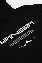 Vaneda-Kapüşonlu Regular Fit Next Unisex Sweatshirt Siyah-5-Milagron.com