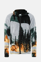 Vaneda-Tam Fermuarlı Sherpa Next Polar Desenli-1-Milagron.com