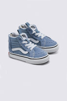 Vans-Kids TD SK8-Hi Zip Dusty Blue-Sneakers-1-Milagron.com