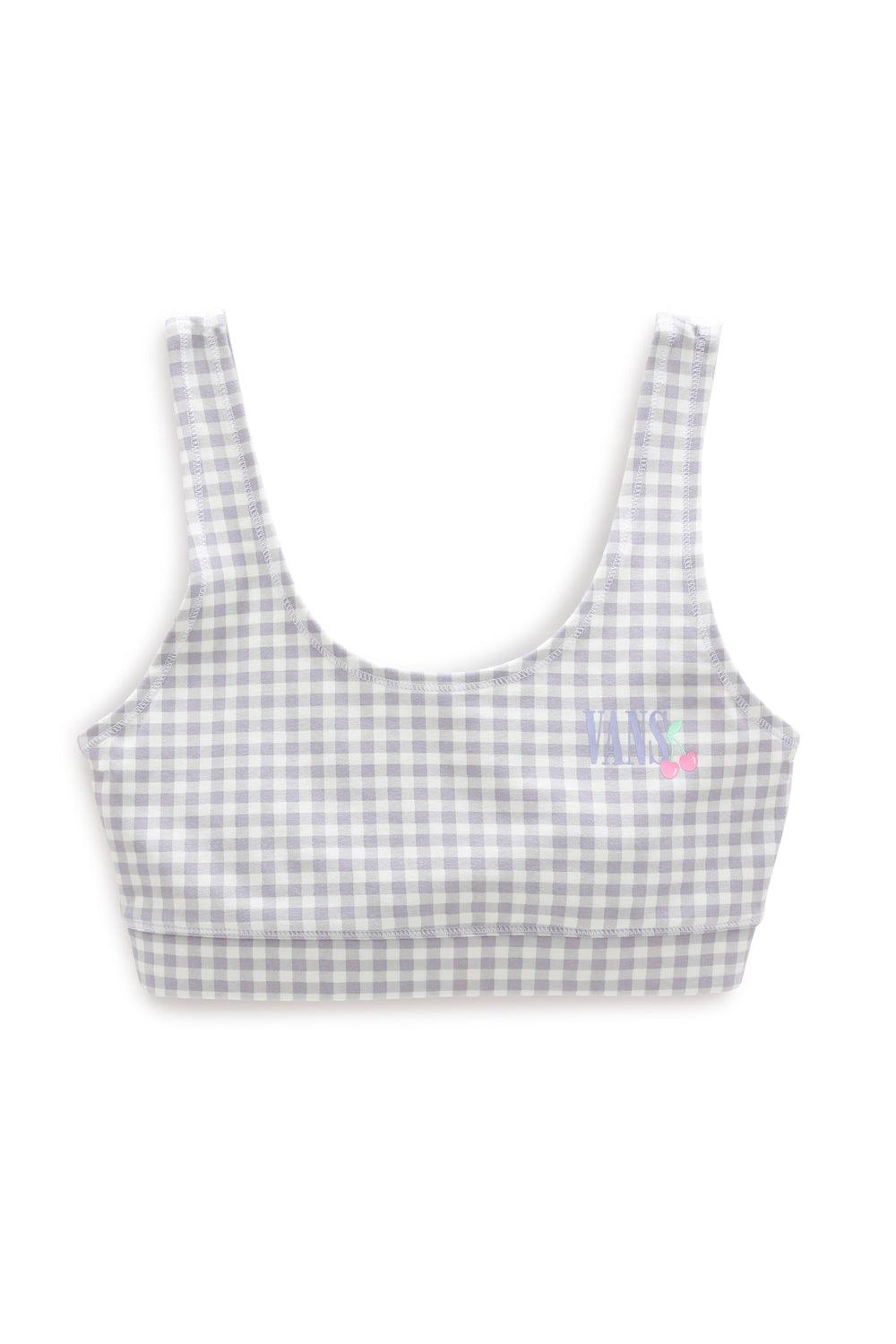 Vans-Mixed Up Gingham Bralette Languid Lavender-Crop Top-4-Milagron.com