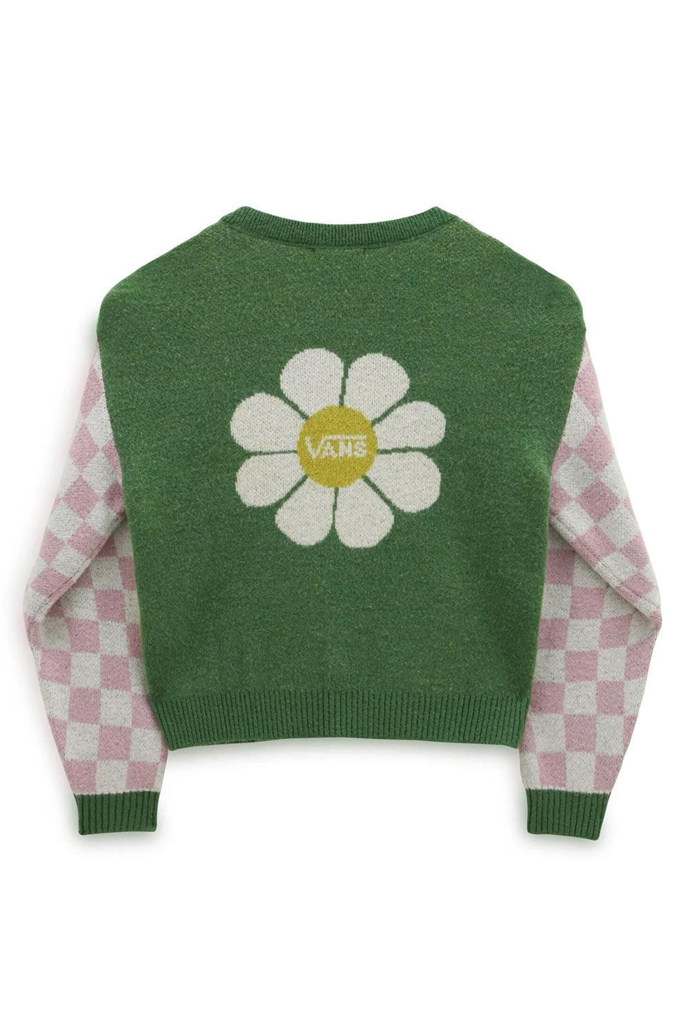 Vans-Oversized Floral Cardigan-Kazak & Triko-5-Milagron.com