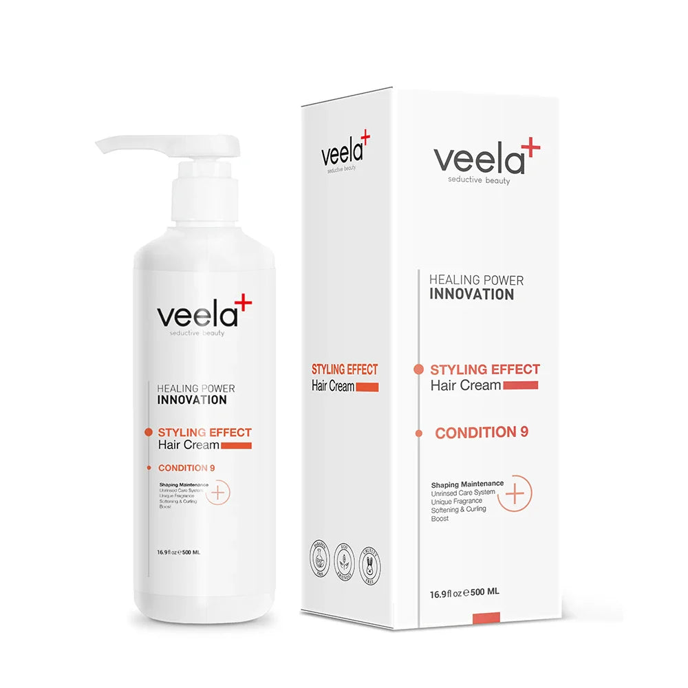 Zor Şekillenen Saçlar İÇin - Durulanmayan Şekillendirici Bakım Kremi - Styling Effect Condition 9 Hair Cream