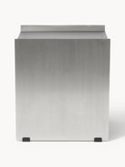 Aiden Metal Komodin, Modern Minimalist Fırçalanmış Çelik