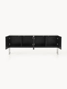 Ako Ahşap Konsol Fırçalanmış Metal Ve Desenli Kaplama 180 Cm
