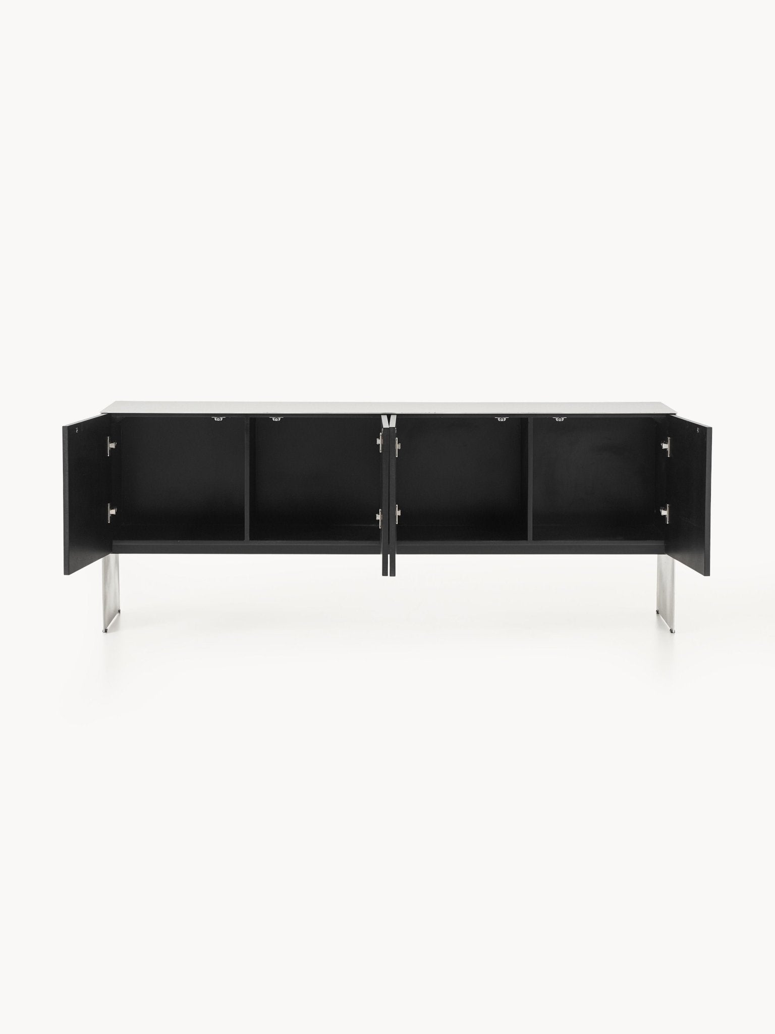 Ako Ahşap Konsol Fırçalanmış Metal Ve Desenli Kaplama 180 Cm