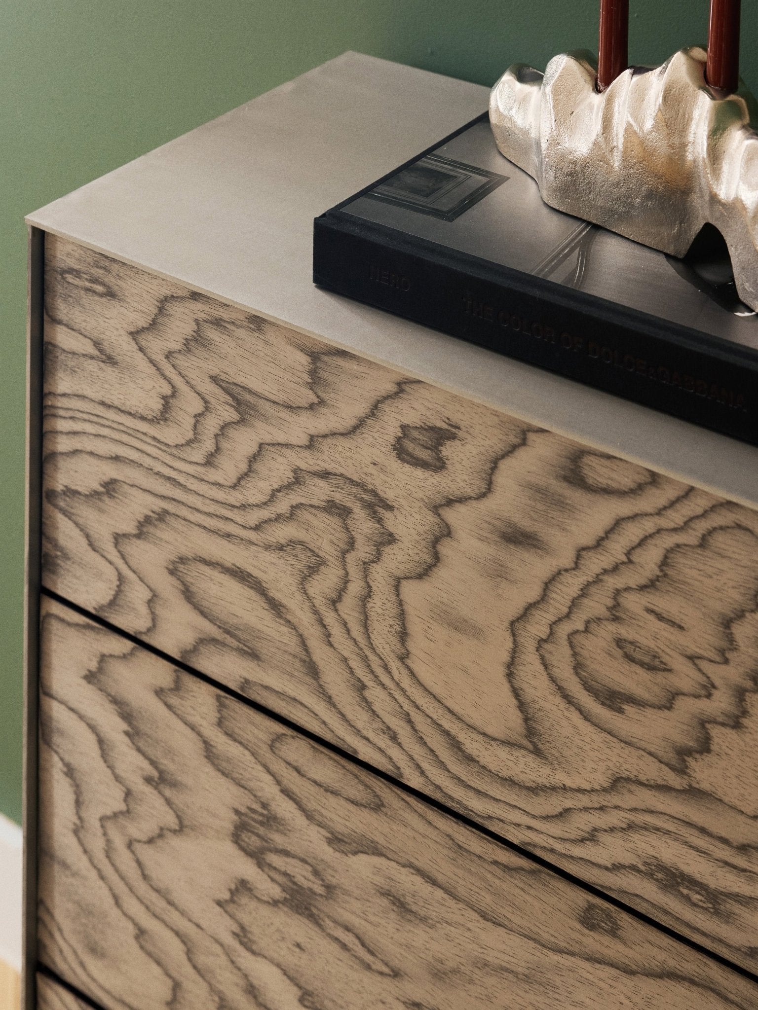 Ako Ahşap Ve Metal Dressoir Minimalist Lüks Konsol