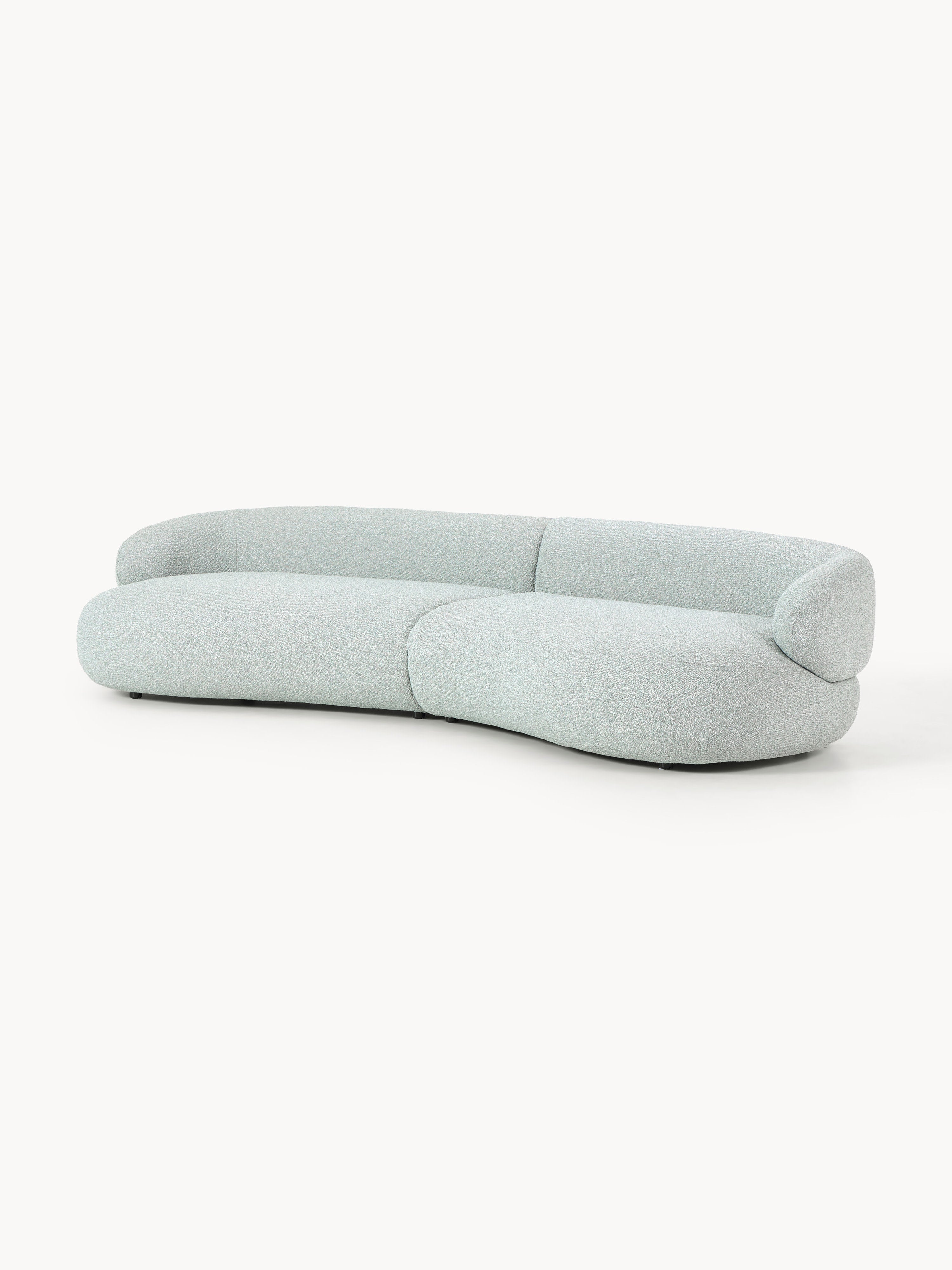 Velotti 4 Kişilik Bouclé Kanepe Alba