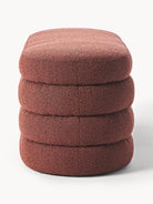 Alto Bouclé Döşemeli Bank - Lüks Makaron Tasarım