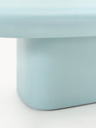Anaya Modern Organik Tasarım Orta Sehpa Açık Mavi Fiberglas