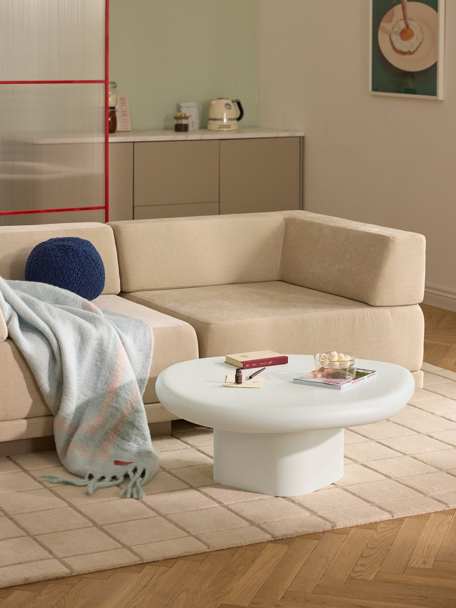 Anaya Organik Tasarım Modern Orta Sehpa İÇ Ve Dış Mekan