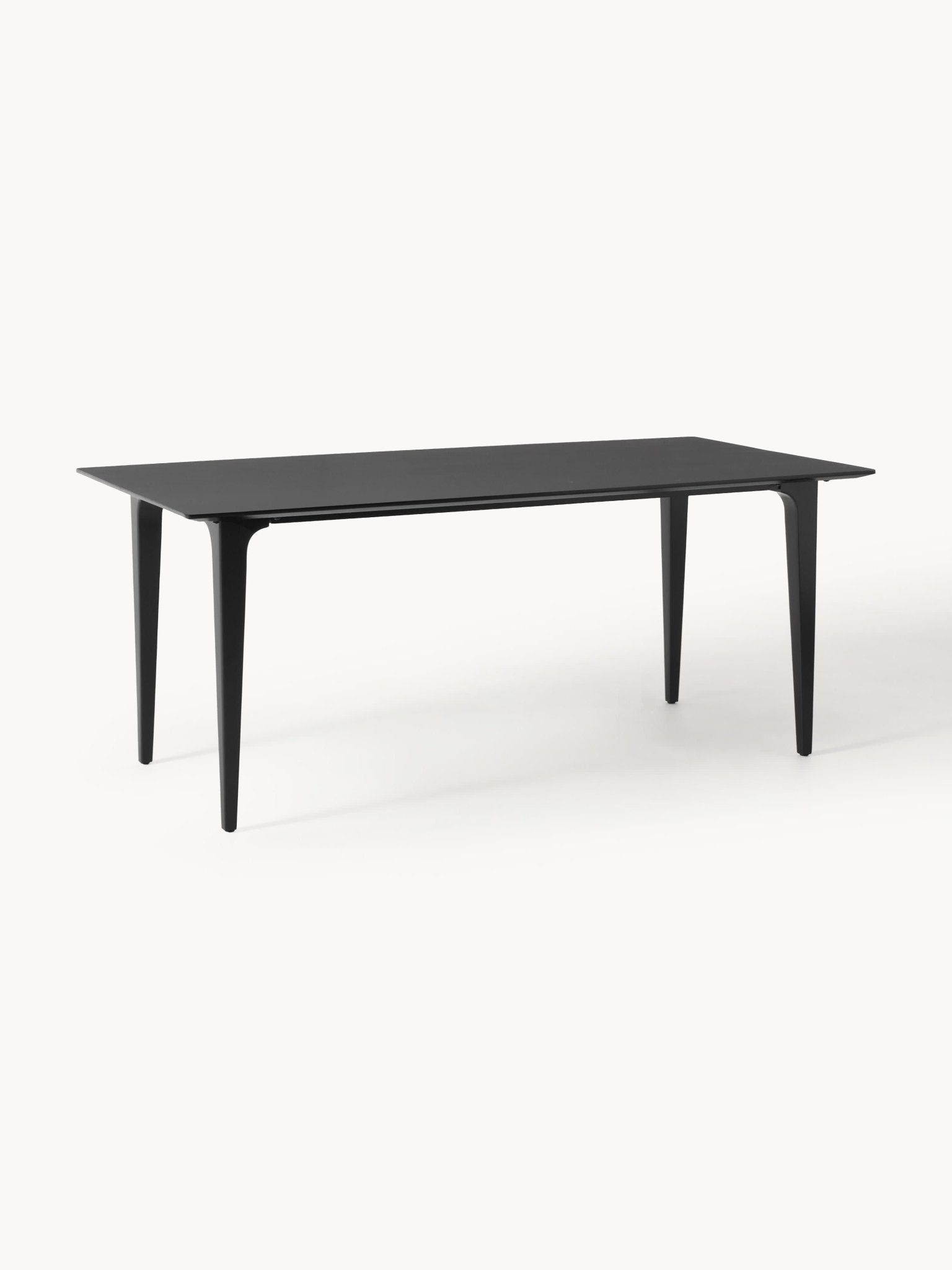Archie Masif Mangooğacı Yemek Masası Siyah Lake Modern Tasarım
