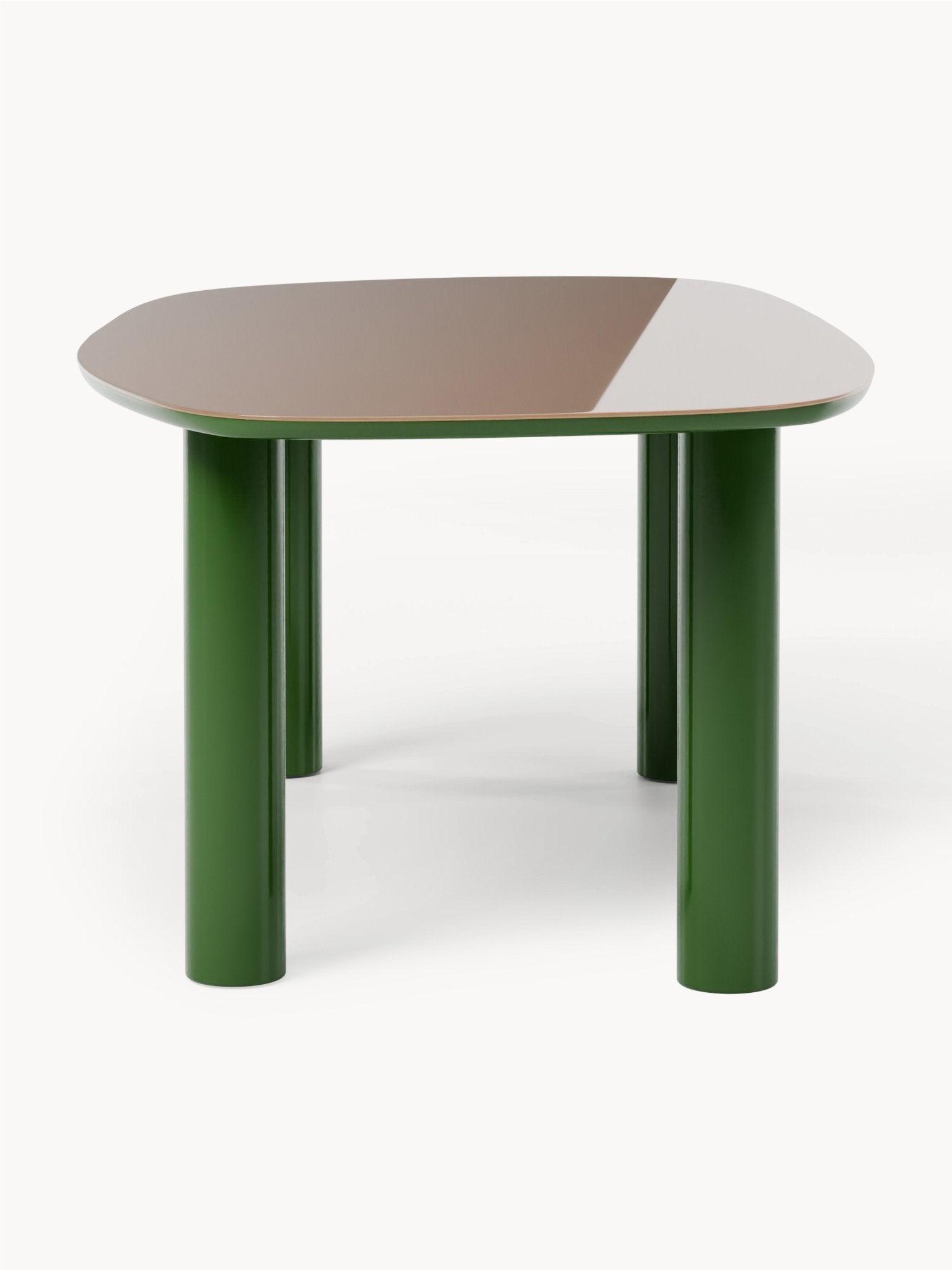 Beni Organik Yemek Masası Cam Üst Tablalı 200X110 Cm