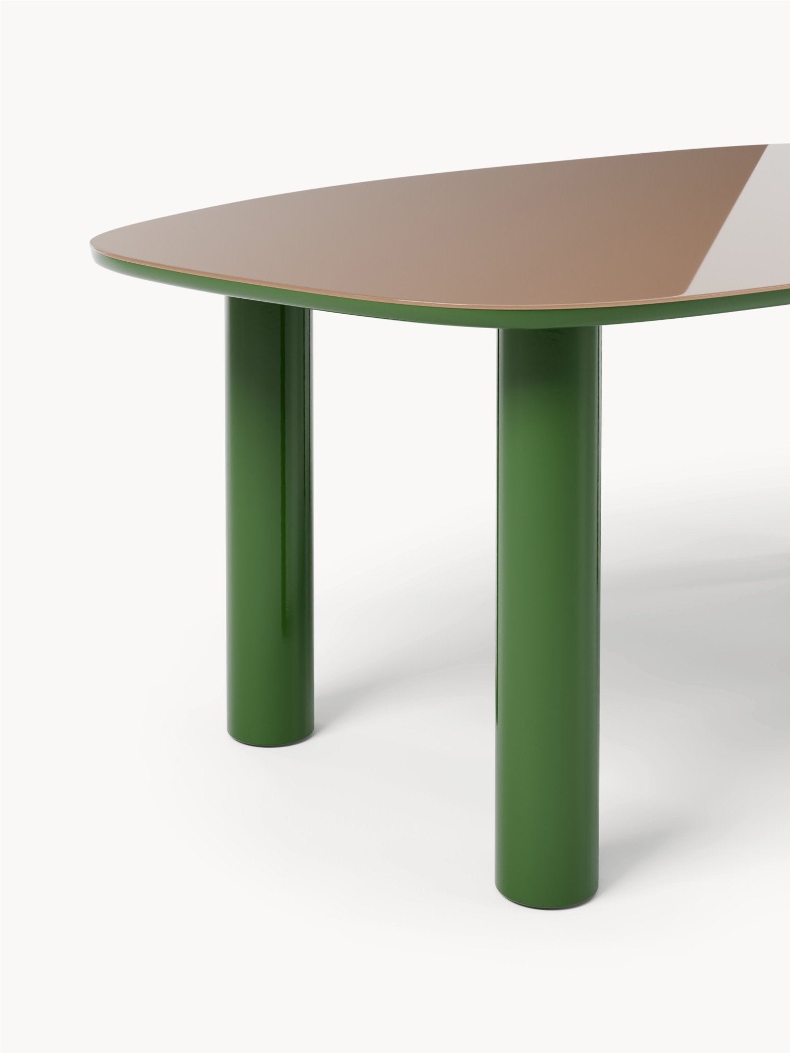Beni Organik Yemek Masası Cam Üst Tablalı 200X110 Cm