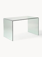 Club Cam Çalışma Masası Modern Minimalist 125Cm Şeffaf Tasarım