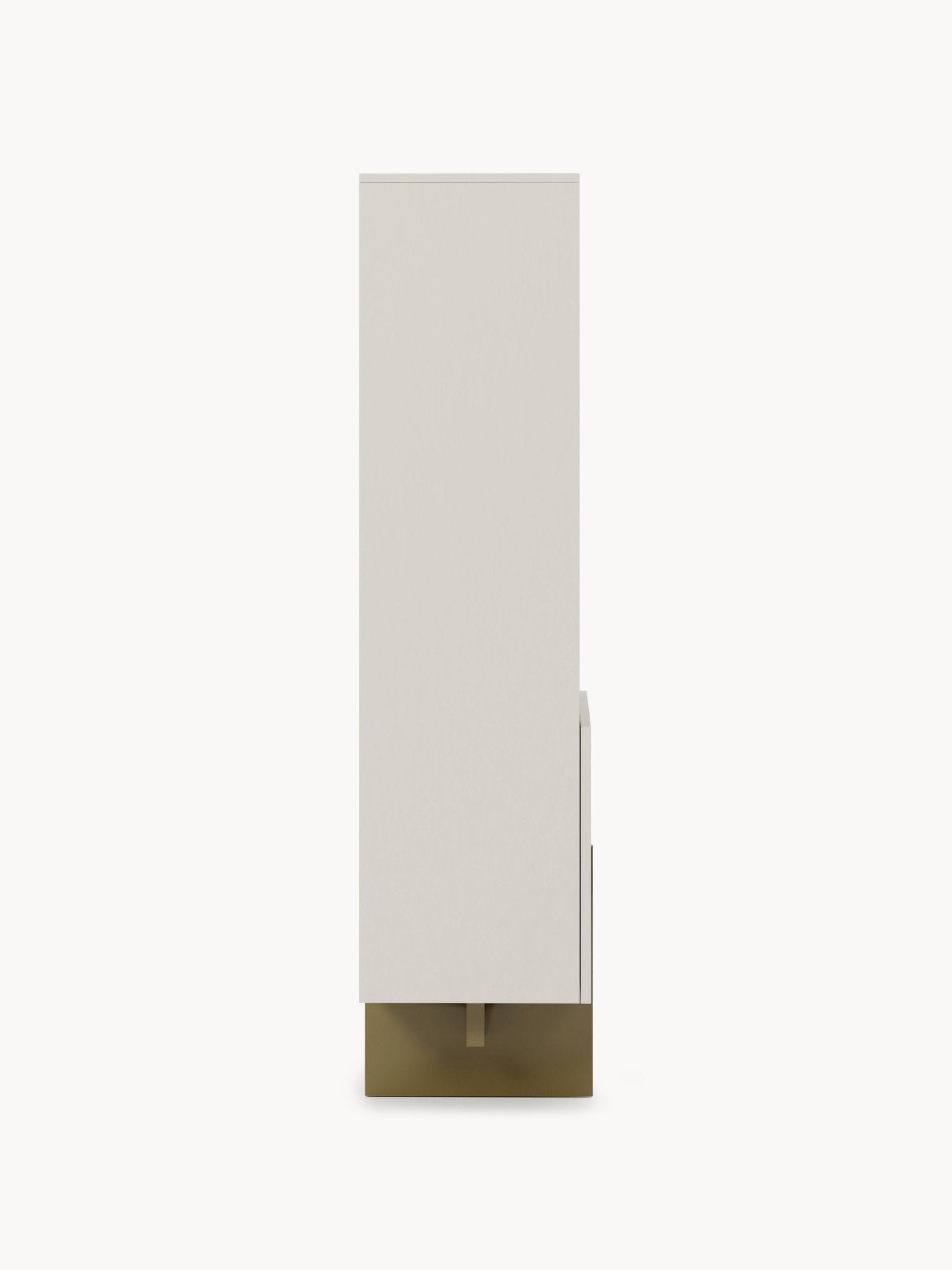 Dado Büyük Ahşap Highboard, Modern Geometrik Tasarım Ve Orijinal Ayaklar