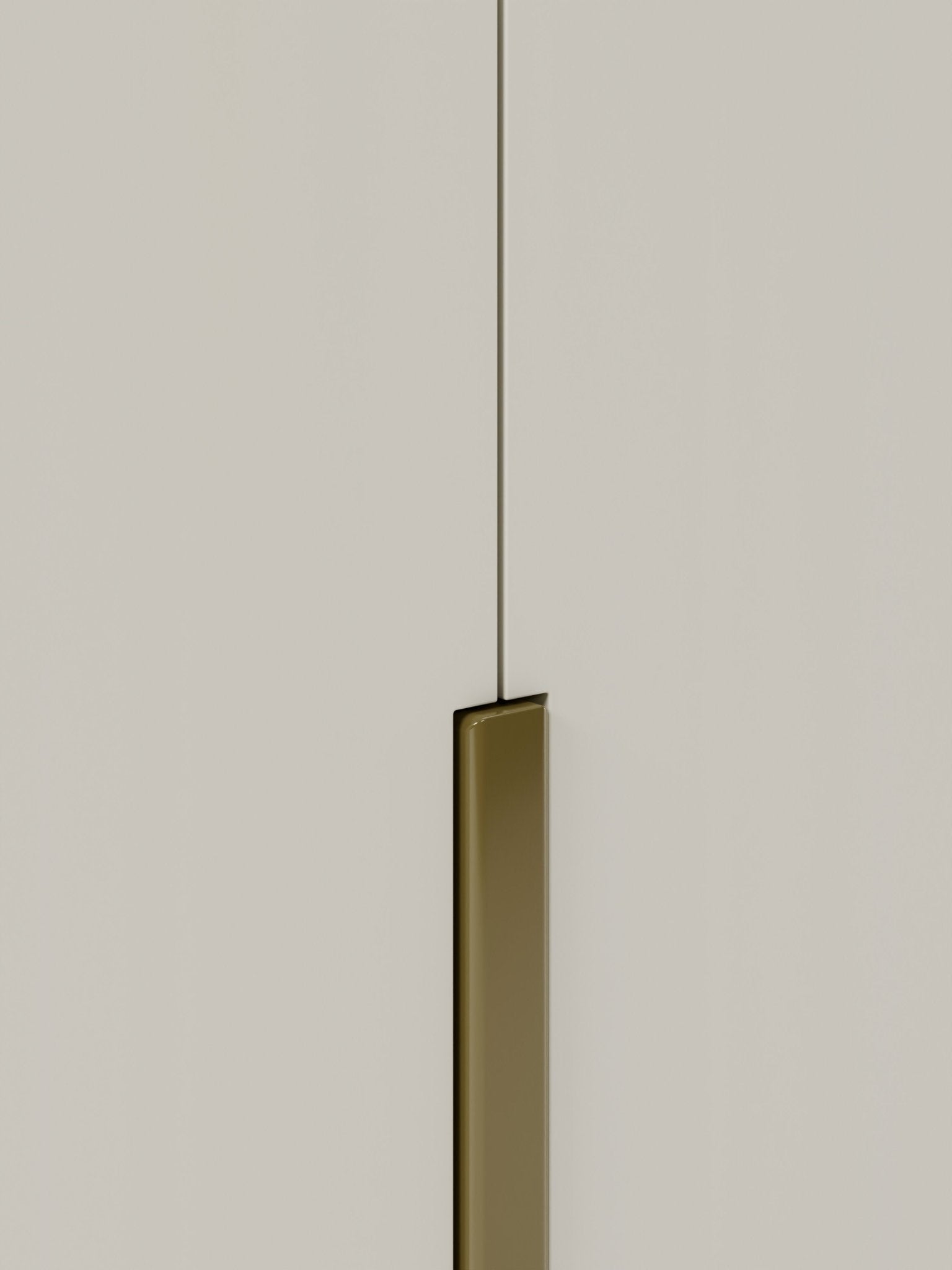 Dado Büyük Ahşap Highboard, Modern Geometrik Tasarım Ve Orijinal Ayaklar